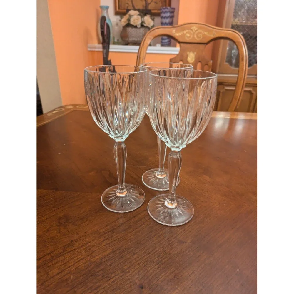 3 Cristal D'Arques Durand Classic Wine Glasses Set Crystal Clear 8